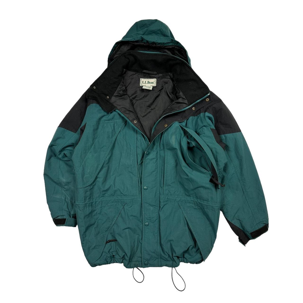 2000s L.L. Bean Green Outdoors Hooded Jacket - Known Source