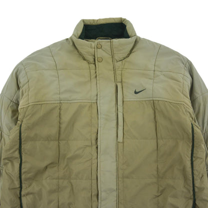 Vintage Nike Zip Up Puffa Jacket Size M