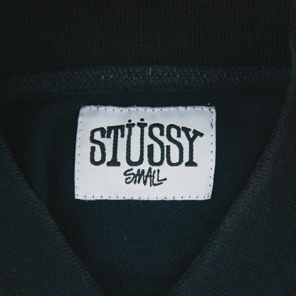 Vintage Stussy Crown Monogram Polo Shirt Size S