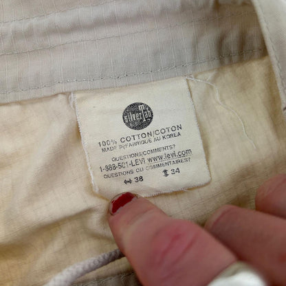 Vintage Levi's Silver Tab Cargo Trousers Size W35