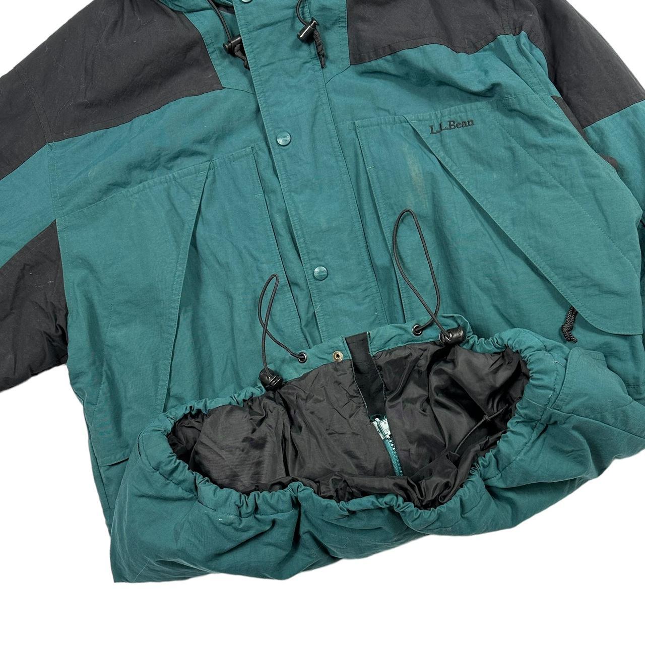 2000s L.L. Bean Green Outdoors Hooded Jacket