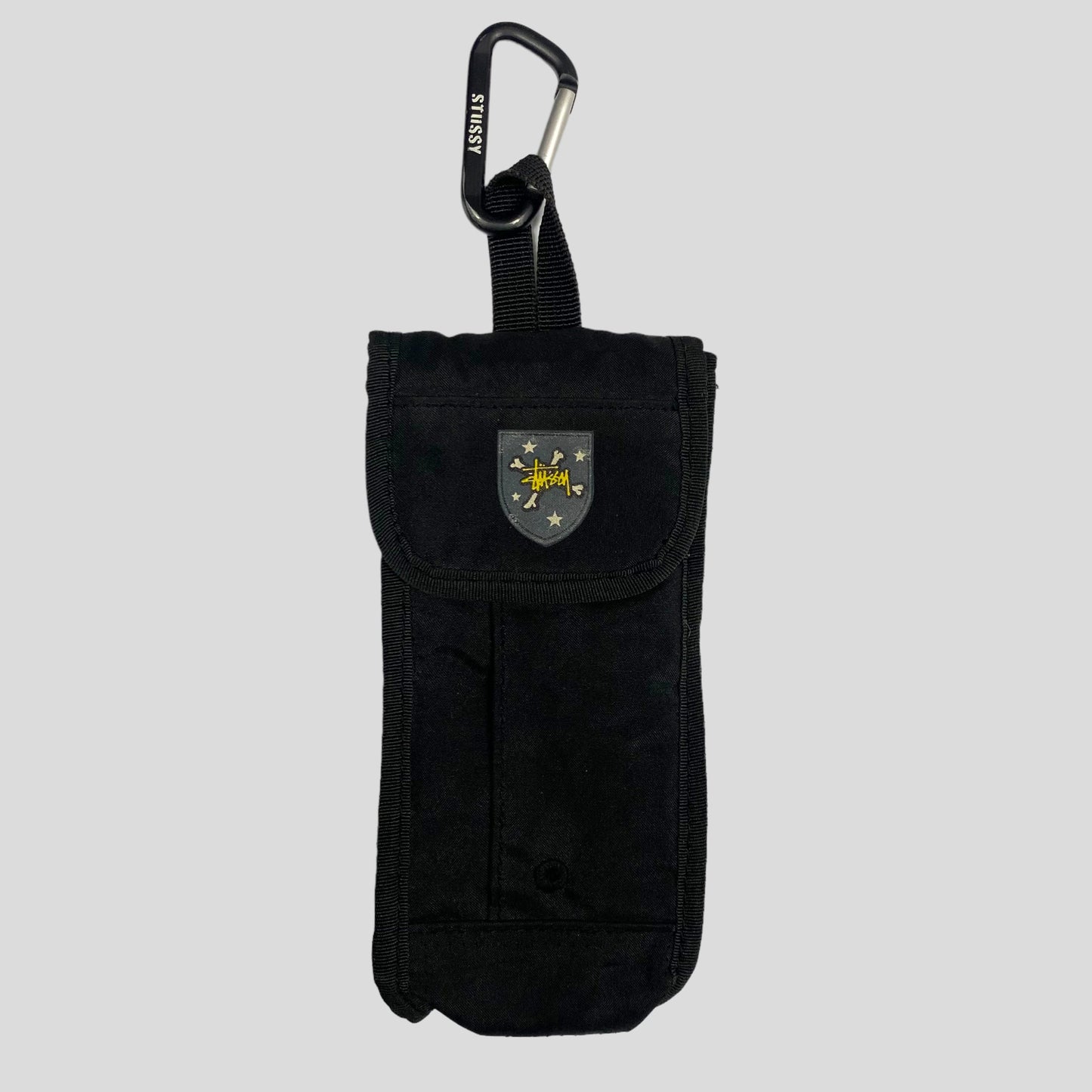 Stussy 2002 Carabiner Pouch | Default Title, Black