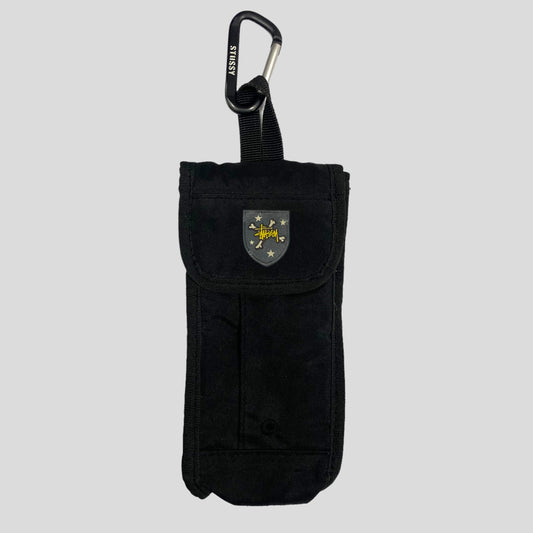 Stussy 2002 Carabiner Pouch | Default Title, Black