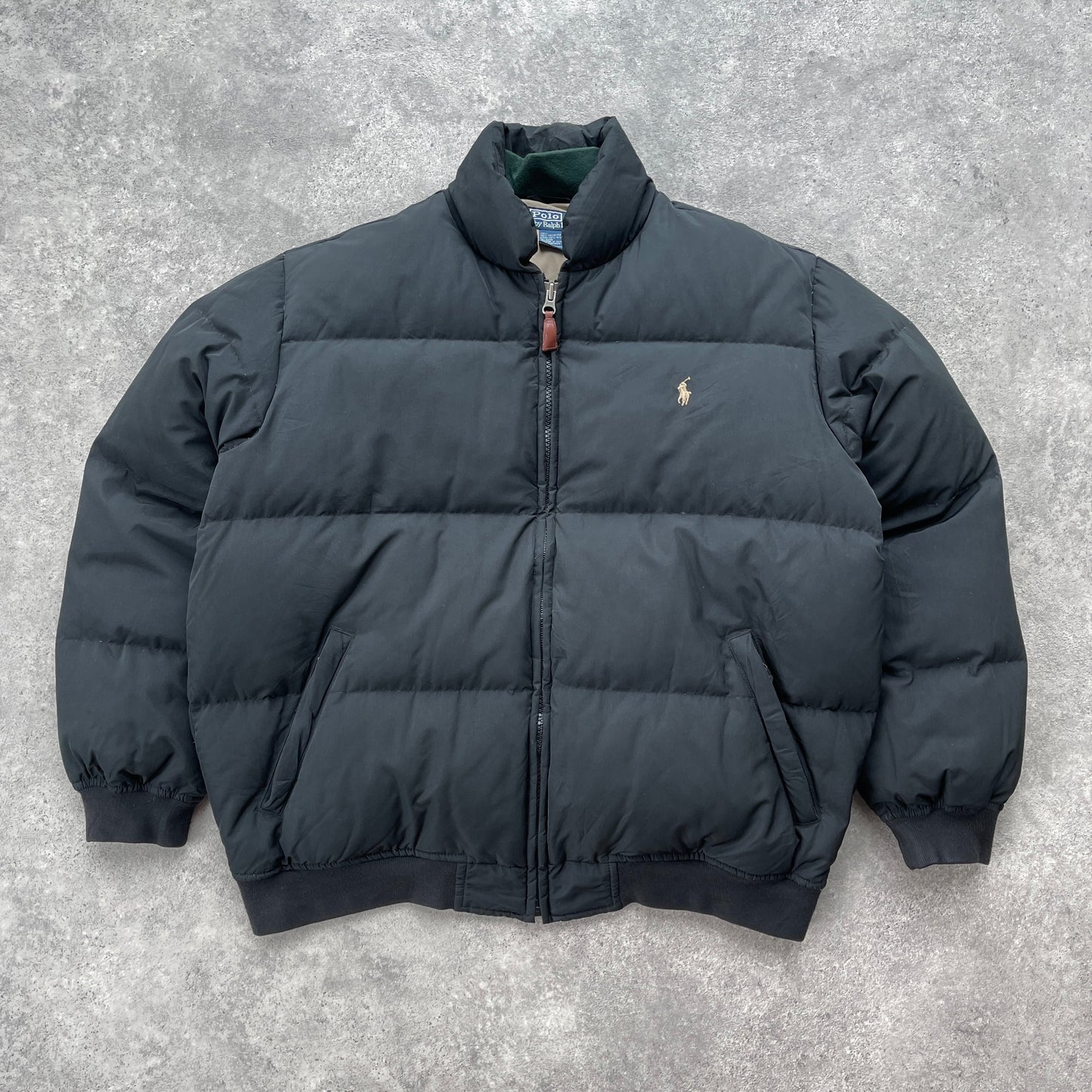 Ralph Lauren RARE 1990s heavyweight puffer bomber jacket (M)