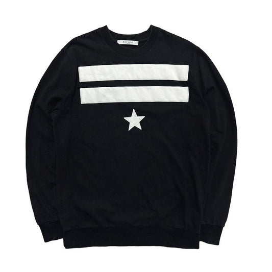 Givenchy Black & White Star Crewneck - Known Source