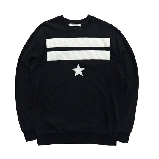 Givenchy Black & White Star Crewneck