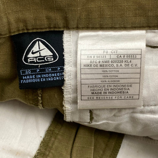 Nike ACG FW00 Ripstop Cargo Shorts - W32 | Default Title, Khaki