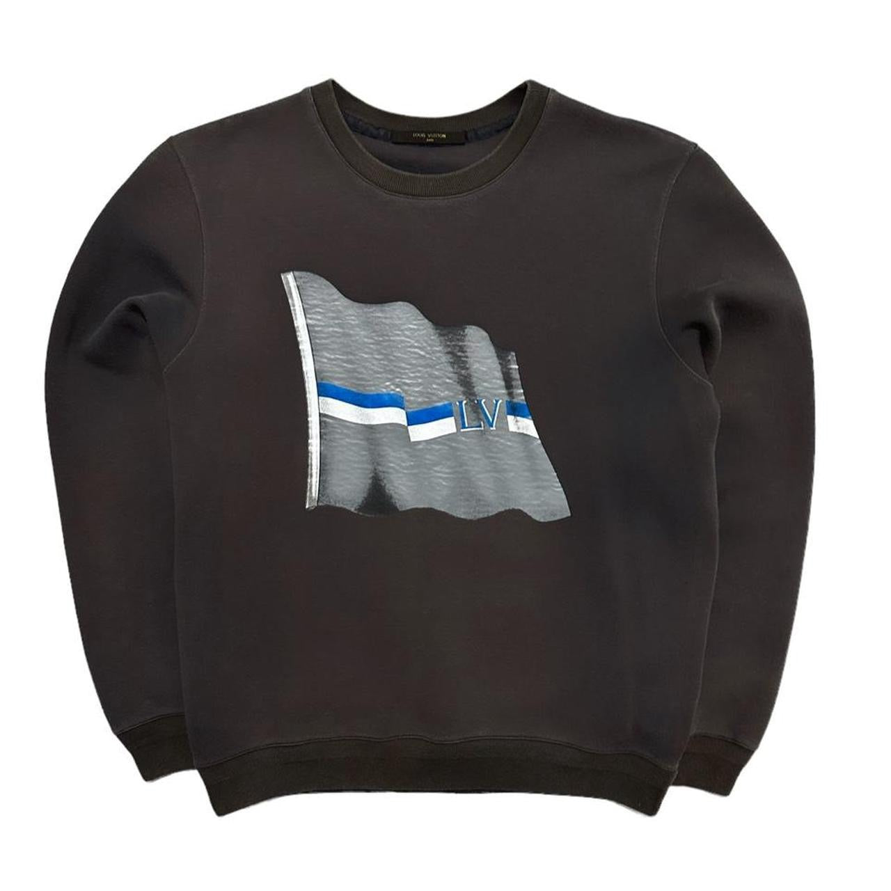 Louis Vuitton pullover flag print crewneck jumper