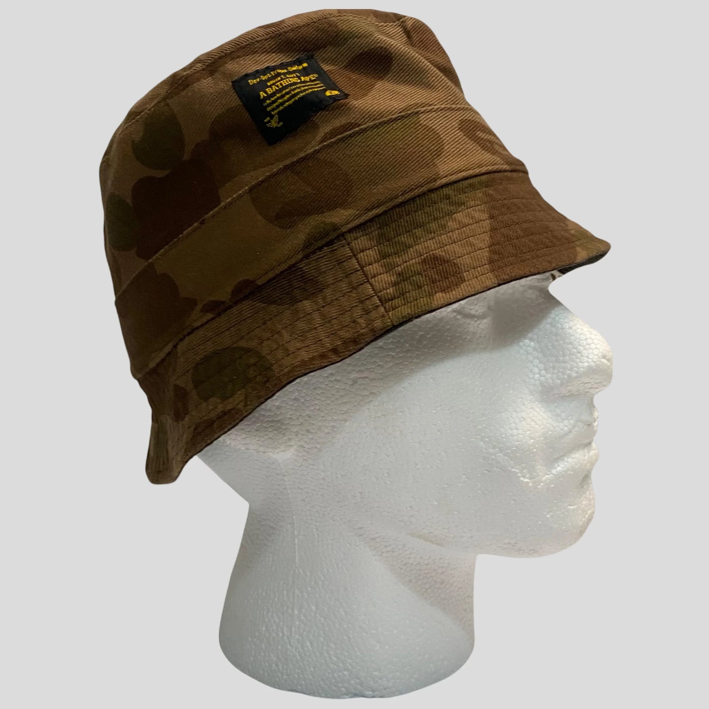 Bape 00’s Reversible Camo Bucket Hat - M