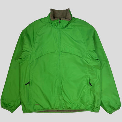 Nike ACG FW04 Reversible Nylon Panelled Fleece - L | Medium, Multicoloured