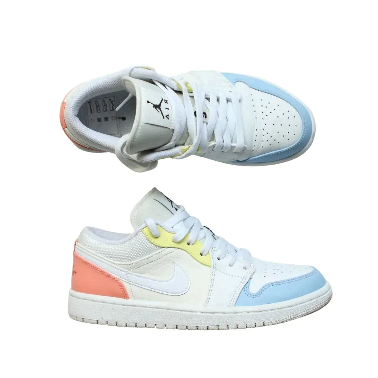 JORDAN 1 LOW WHITE ZITRON