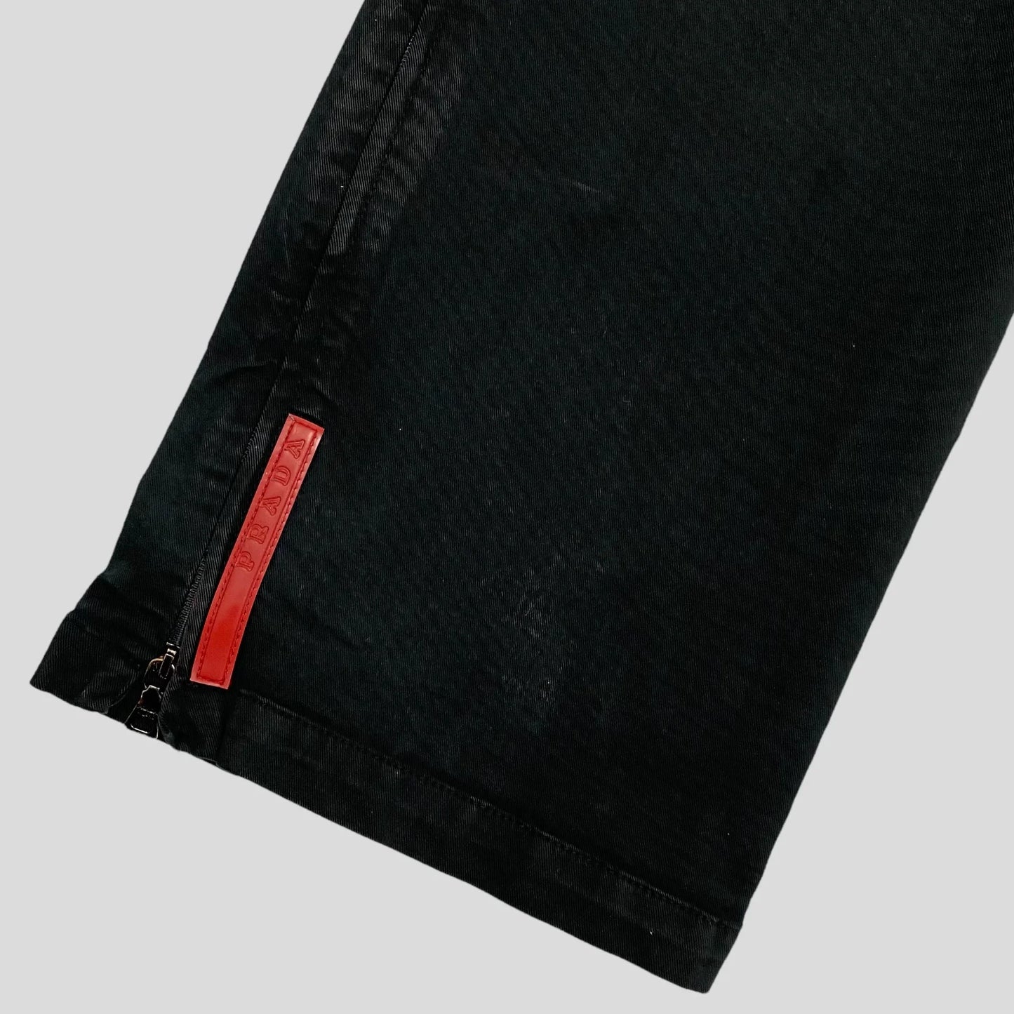 Prada Sport Womens Red Tab Flares - 32