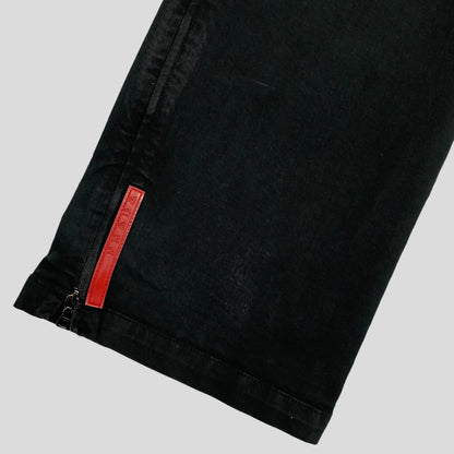 Prada Sport Womens Red Tab Flares - 32