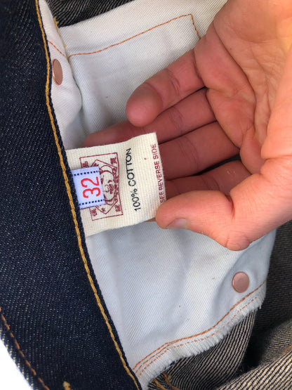Evisu Selvedge Denim Jeans | W30, Dark Indigo