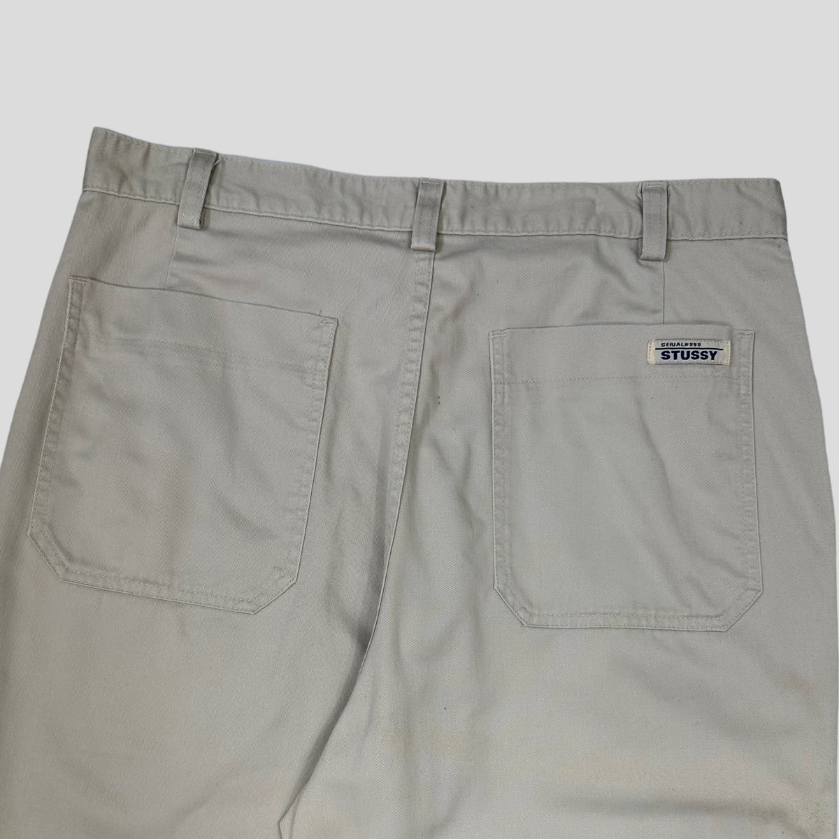Stussy 1998 Baggy Carpenter Skate Trousers - 36 | W36, Cream