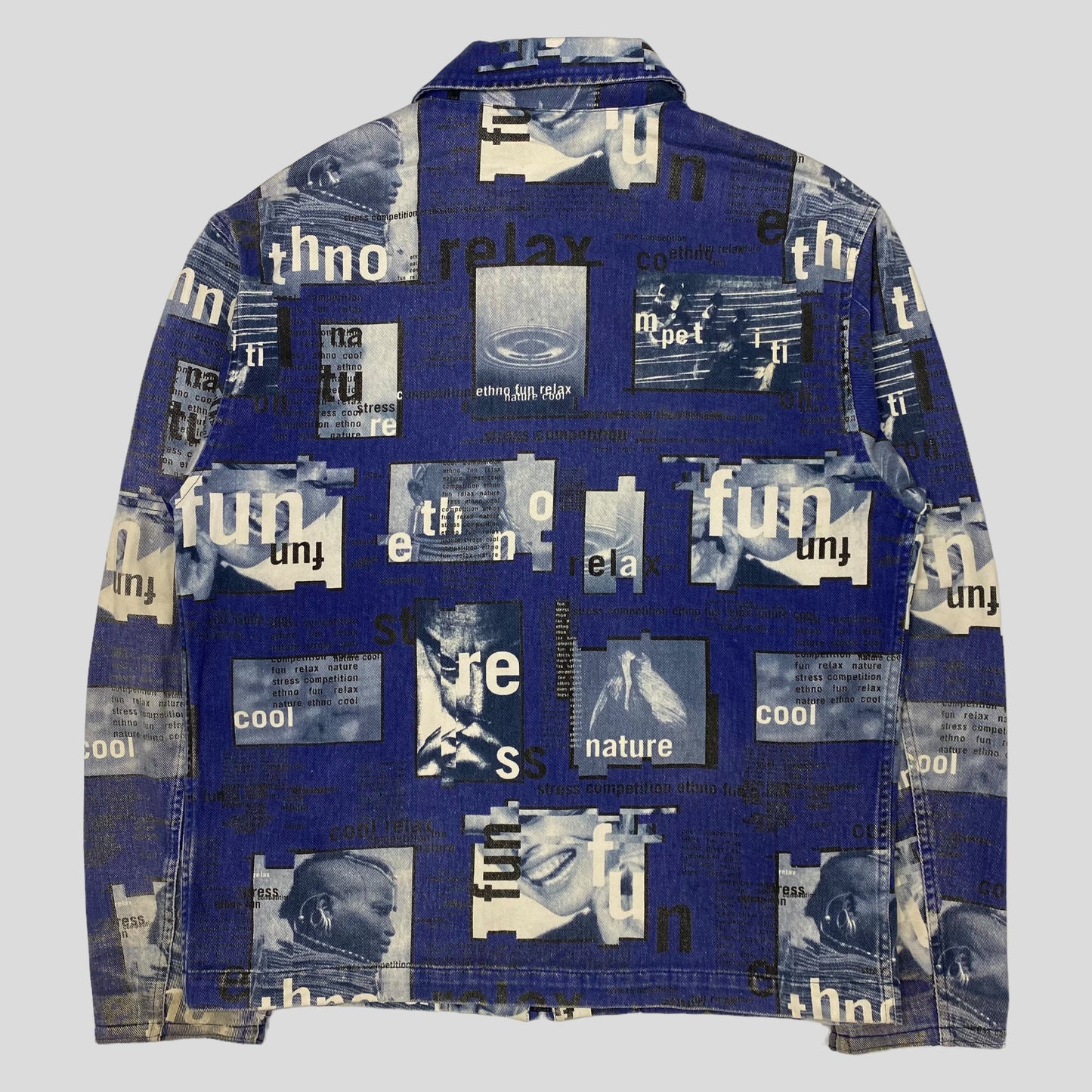 Moschino Jeans ‘99 Ethno Denim Jacket - IT54 (L/XL) | Default Title, Red