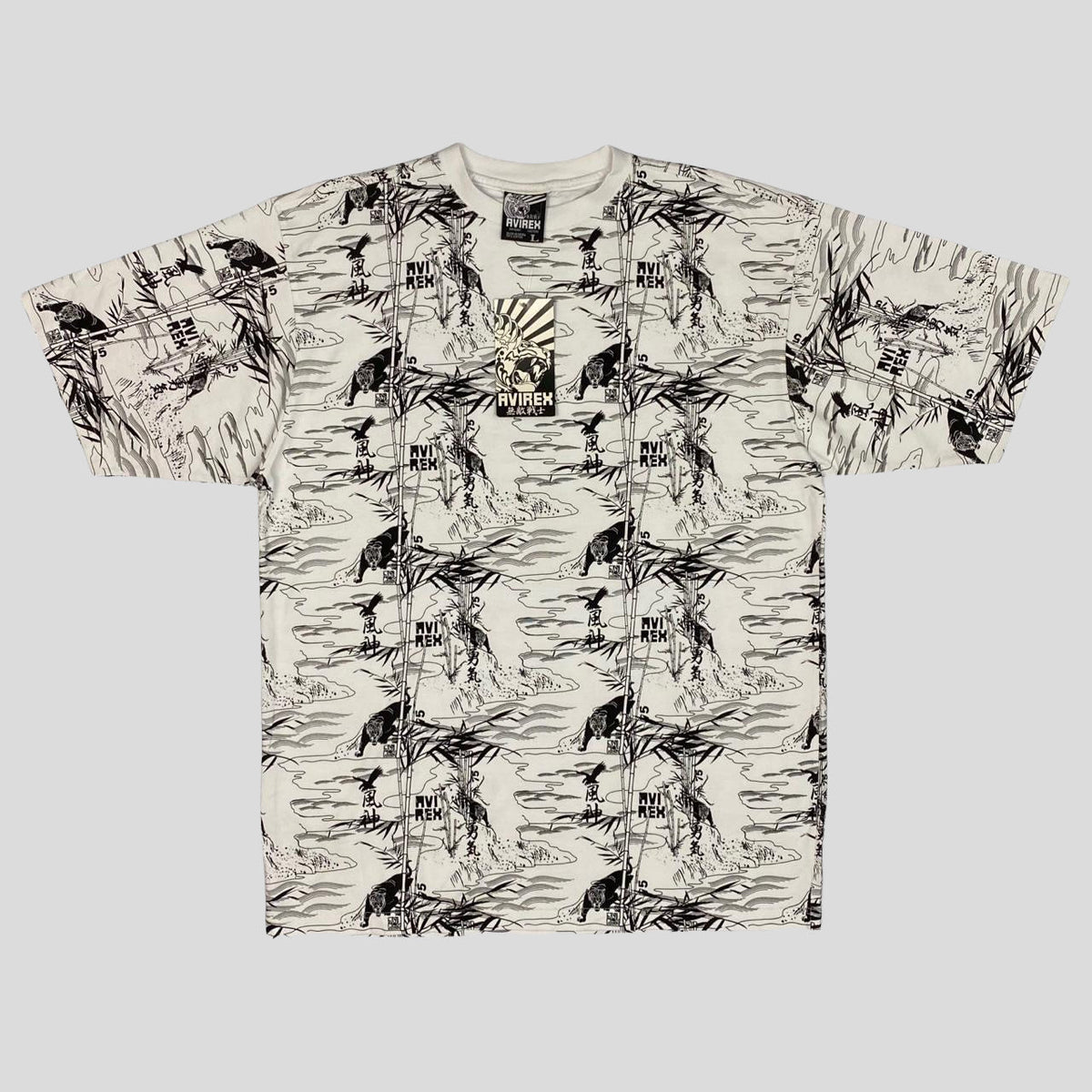 Avirex 00’s Spellout T-shirt - XL | White