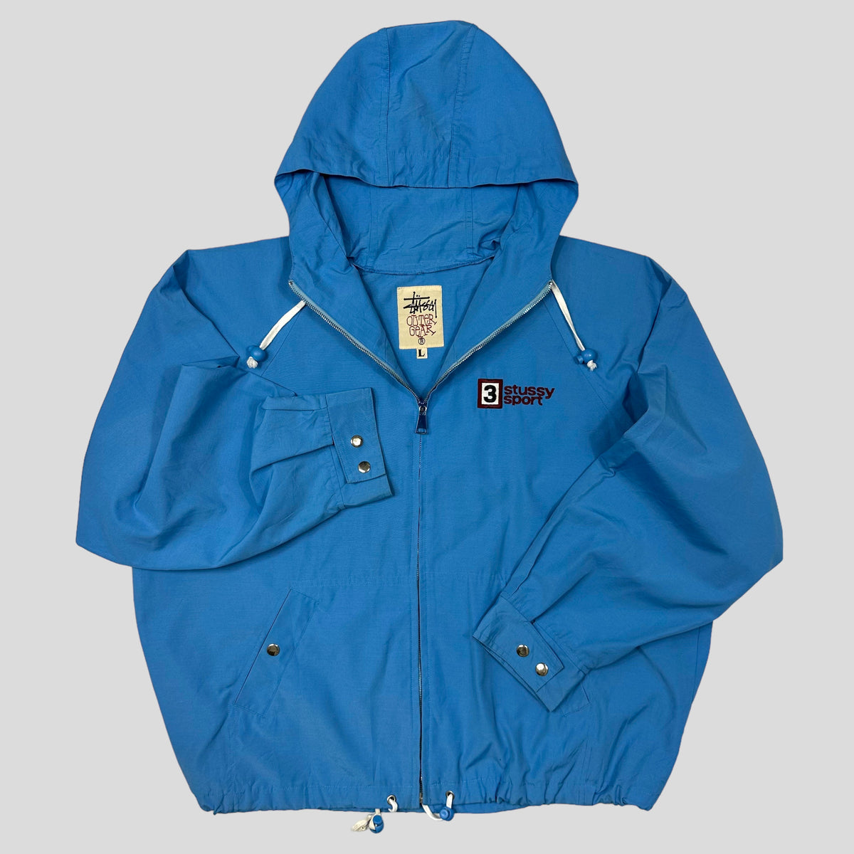 Stussy Sport 90’s Co-poly Sailing Jacket - XL | Blue
