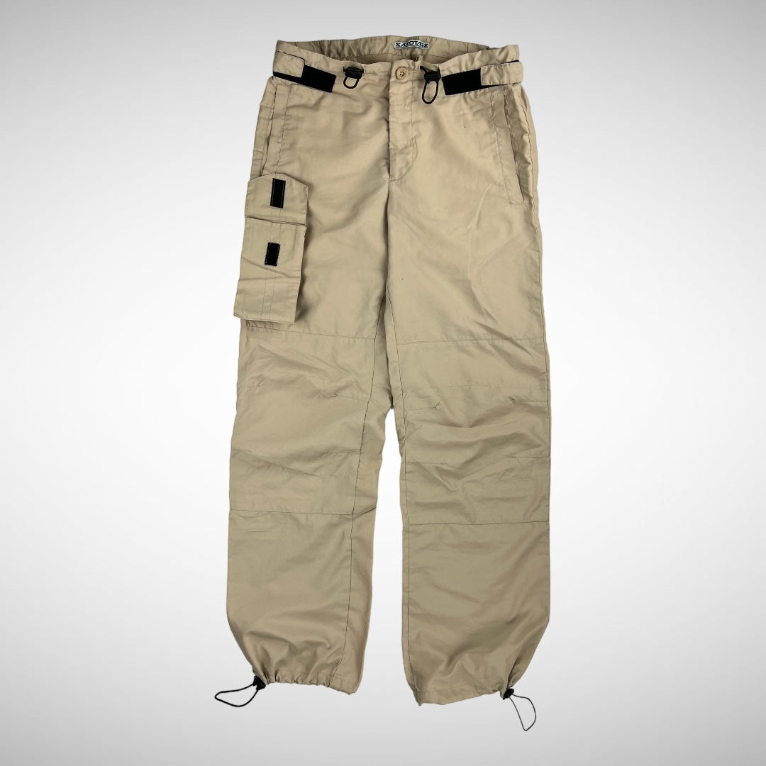 Sabotage Dura-Flex Pocket Nylon Parachute Pants (90s)