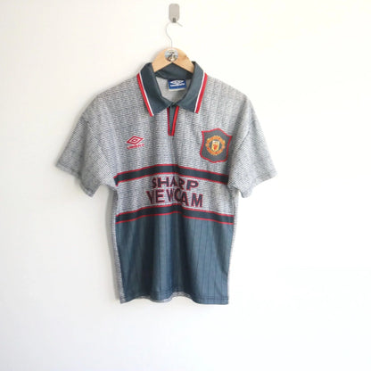 Umbro 1995-96 Manchester United David Beckham Away Shirt (XS)  (S)