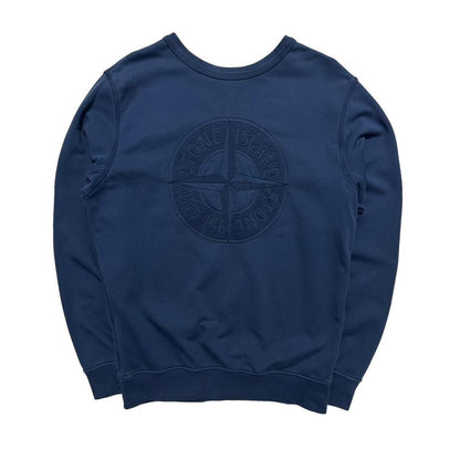 Stone Island Front Logo Double Sided Crewneck