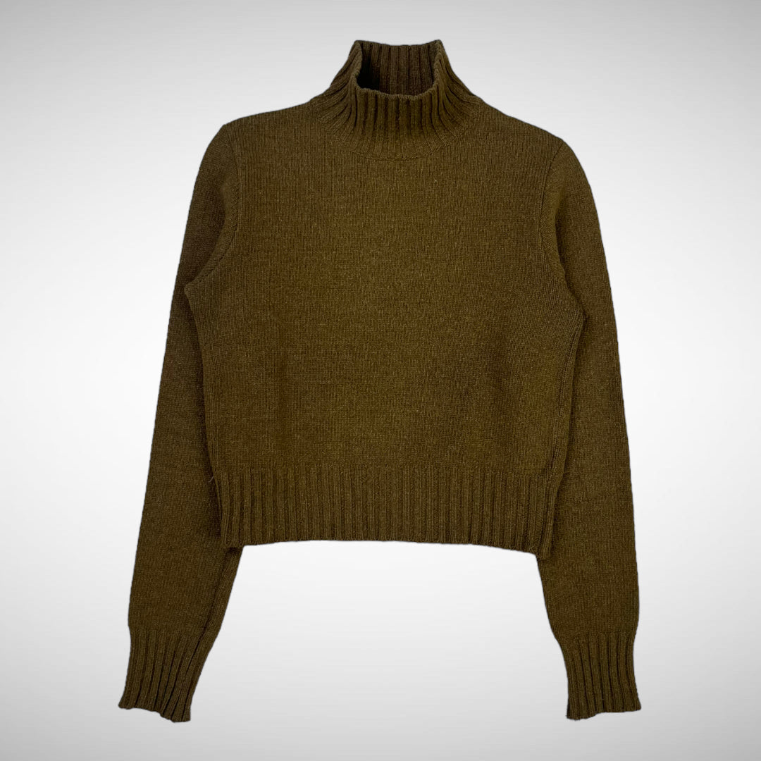 Bikkembergs Cropped Turtleneck Knit (1990s)