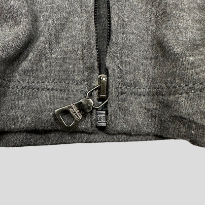 Prada Sport SS99 Grey Zip Shirt - 8 | Medium