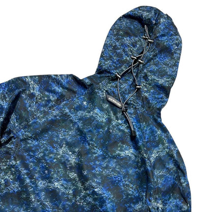 And Wander Blue Camo Multi-zip Jacket - Known Source