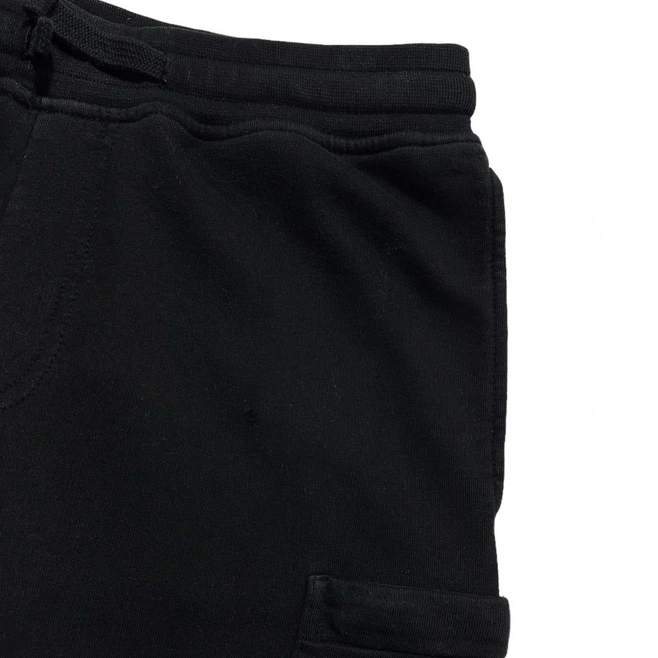 Stone Island Black Sweapants Shorts