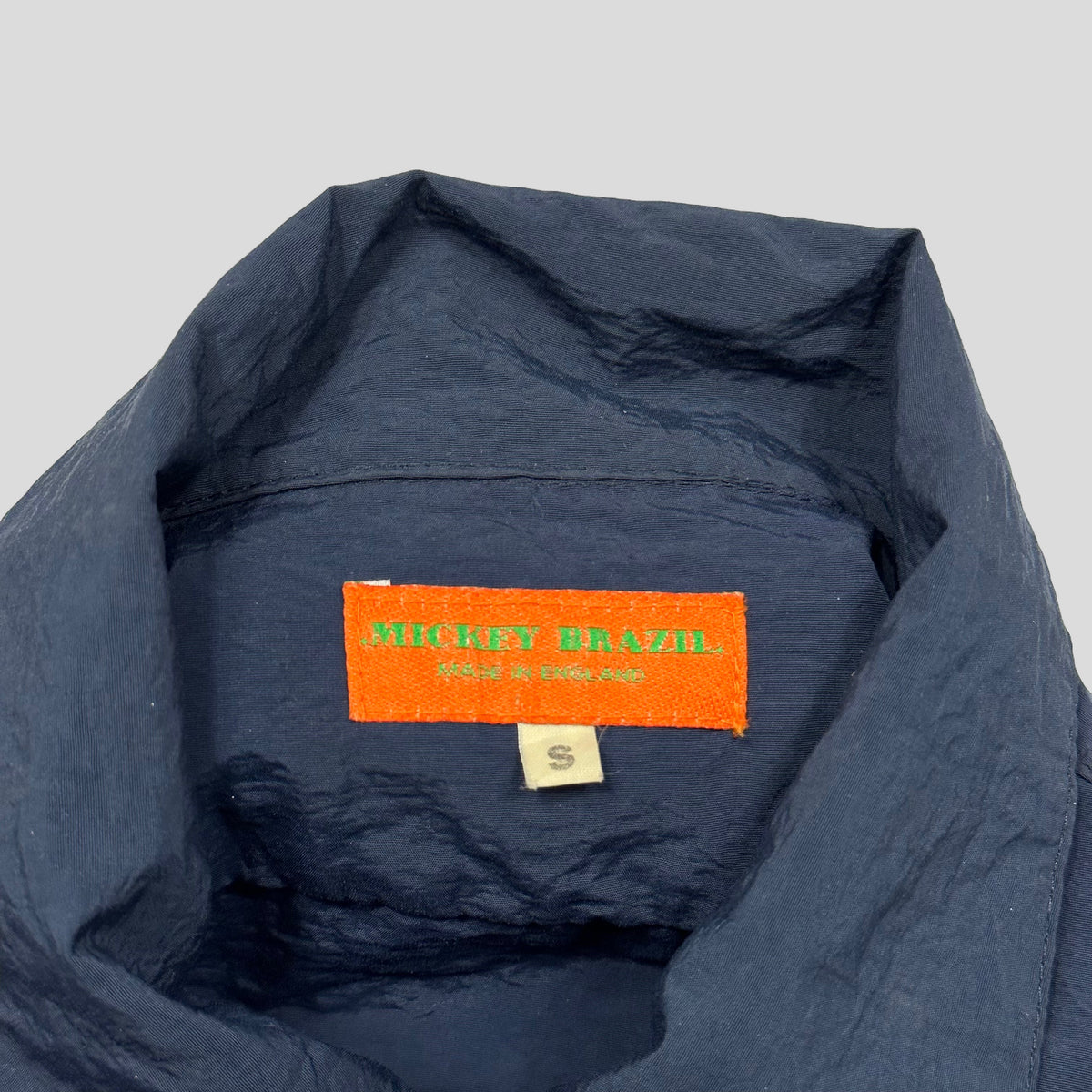 Mickey Brazil 90’s Nylon 3D Pocket Shirt - S (M) | Blue