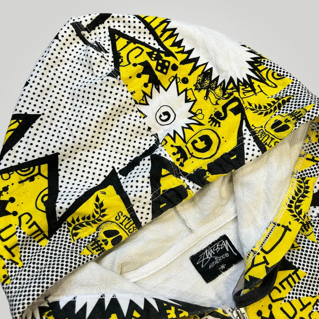 Stüssy ‘Increase The Peace’ Zip Up Hoodie M
