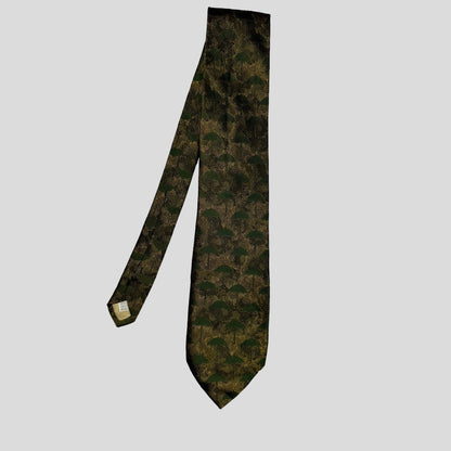 Moschino 90’s Silk Umbrella Tie | O/S, Tan