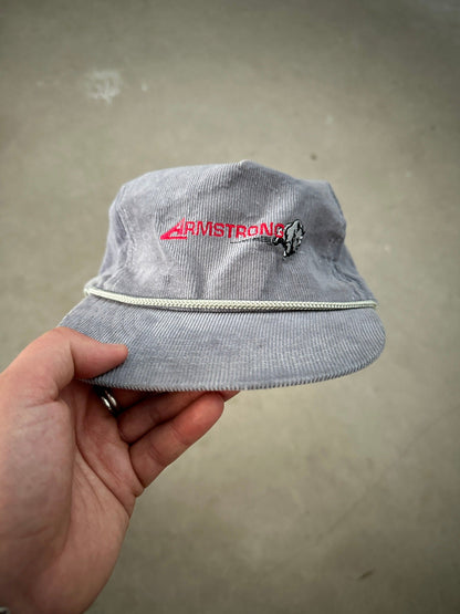 1990's Armstrong Cord Cap | O/S, Grey