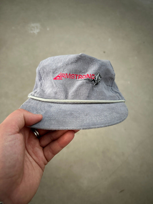 1990's Armstrong Cord Cap | O/S, Grey