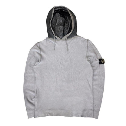 Stone Island pullover ribbed hoodie