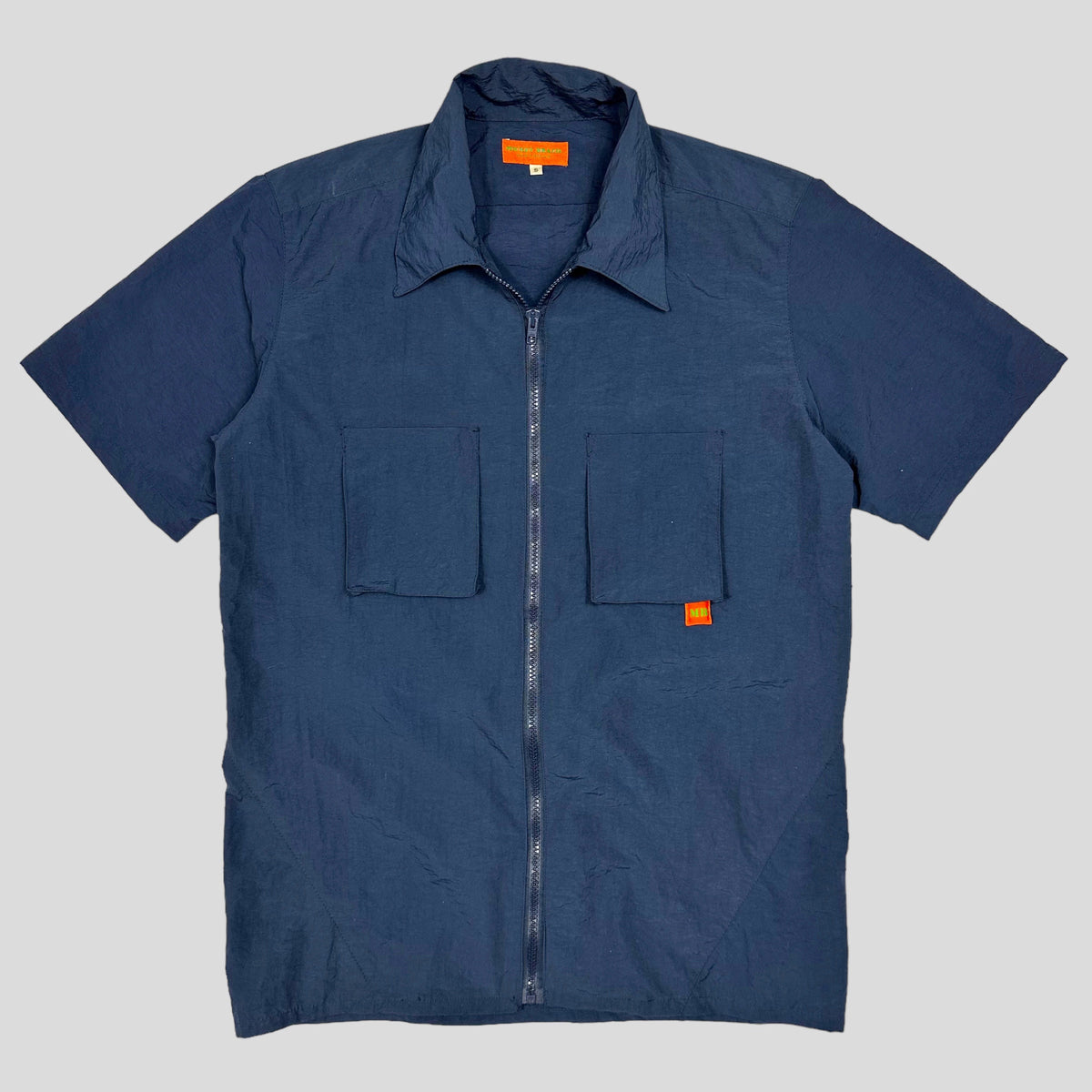 Mickey Brazil 90’s Nylon 3D Pocket Shirt - S (M) | Blue