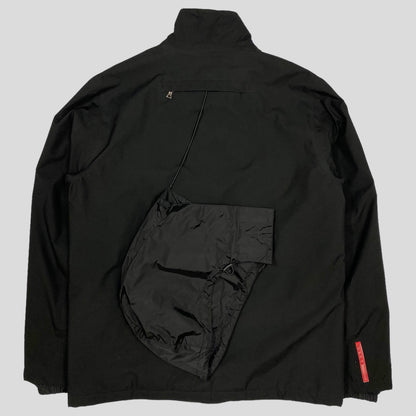 Prada Sport AW01 Insulated Goretex Jacket with Nylon Pocket Hood - IT50 (L) | Default Title, Black