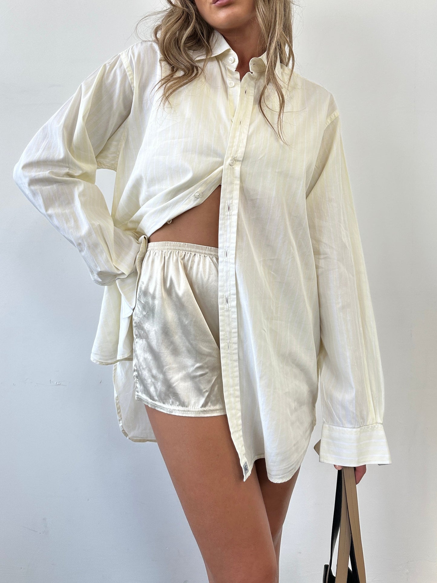 Burberry London Pinstripe Pure Cotton Shirt - XL