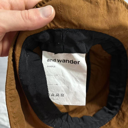 And Wander Sample Rust Bucket Hat