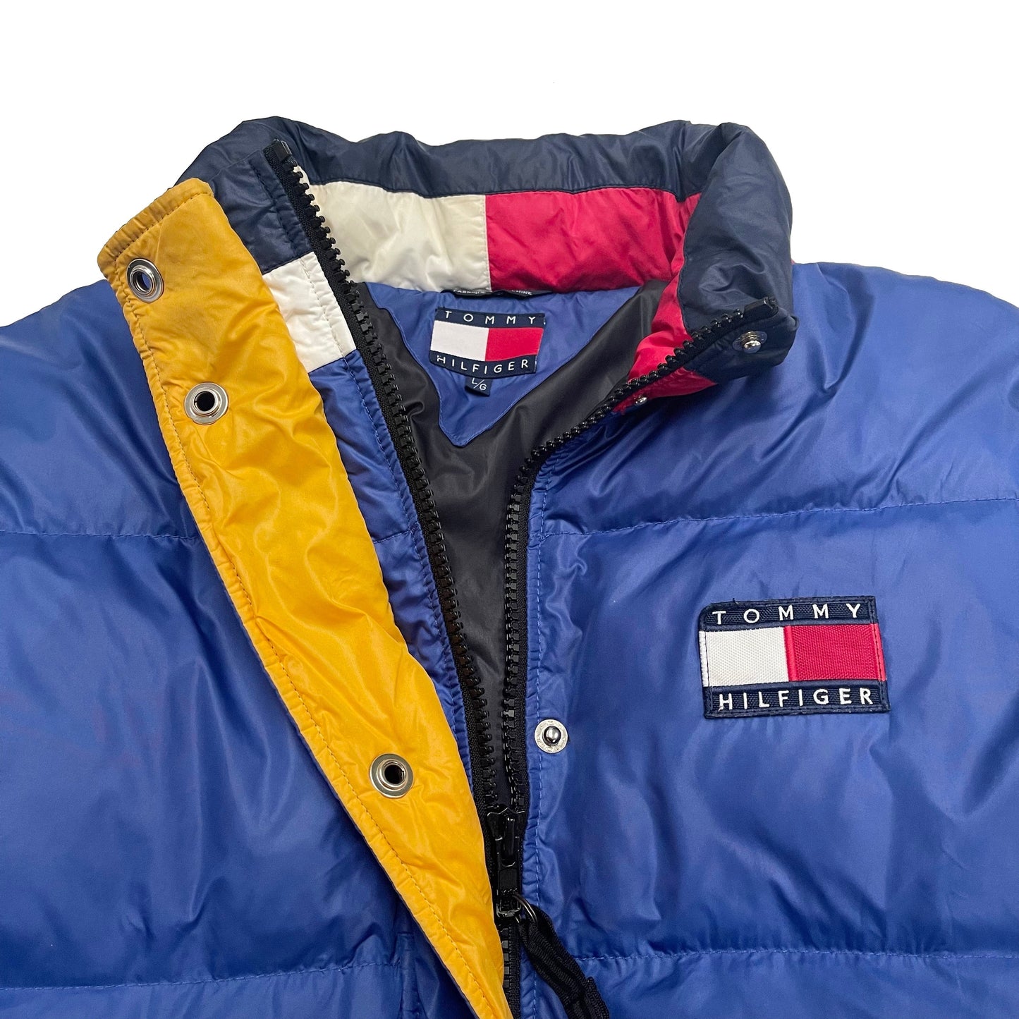 Tommy Hilfiger 90s heavyweight puffer jacket (L)