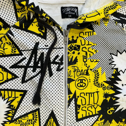 Stüssy ‘Increase The Peace’ Zip Up Hoodie M