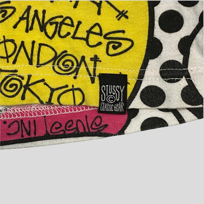 Stussy 00’s Speech Bubble Print Tee - L