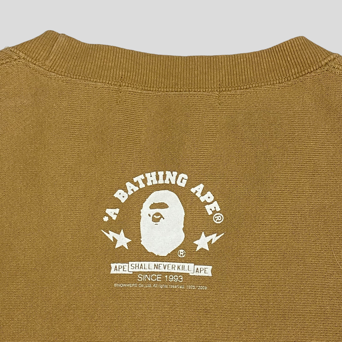 Bape OG ‘08 Baby Milo Crewneck - M | Tan
