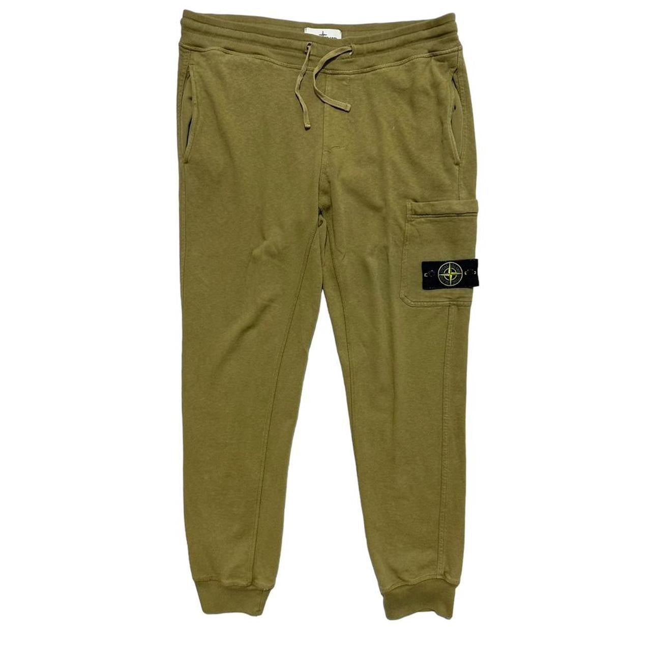 Stone Island Green Sweatpants Joggers