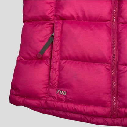 TNF 700 Fill Nuptse Gilet Puffer - Wmns S