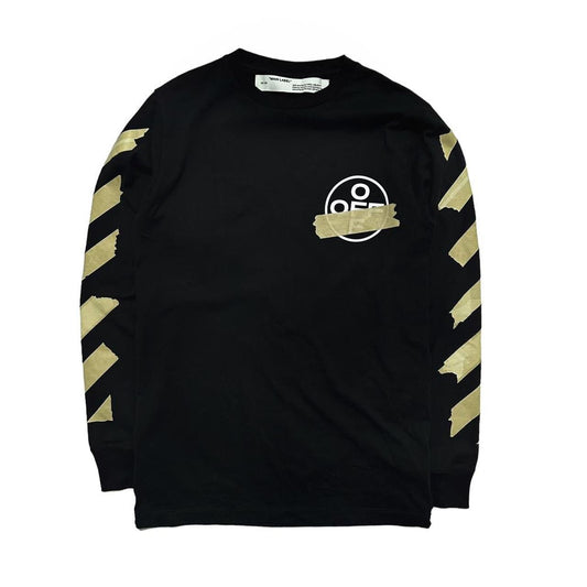 Off-White Tape Logo Long Sleeve Top