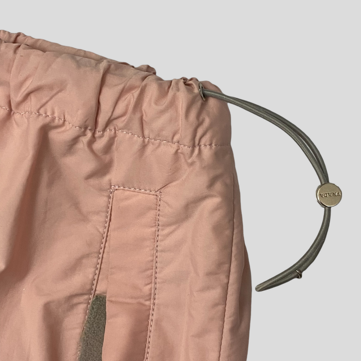 Prada Sport SS1999 Baby Pink Nylon Parachute Bottoms - W24-W30 | Small