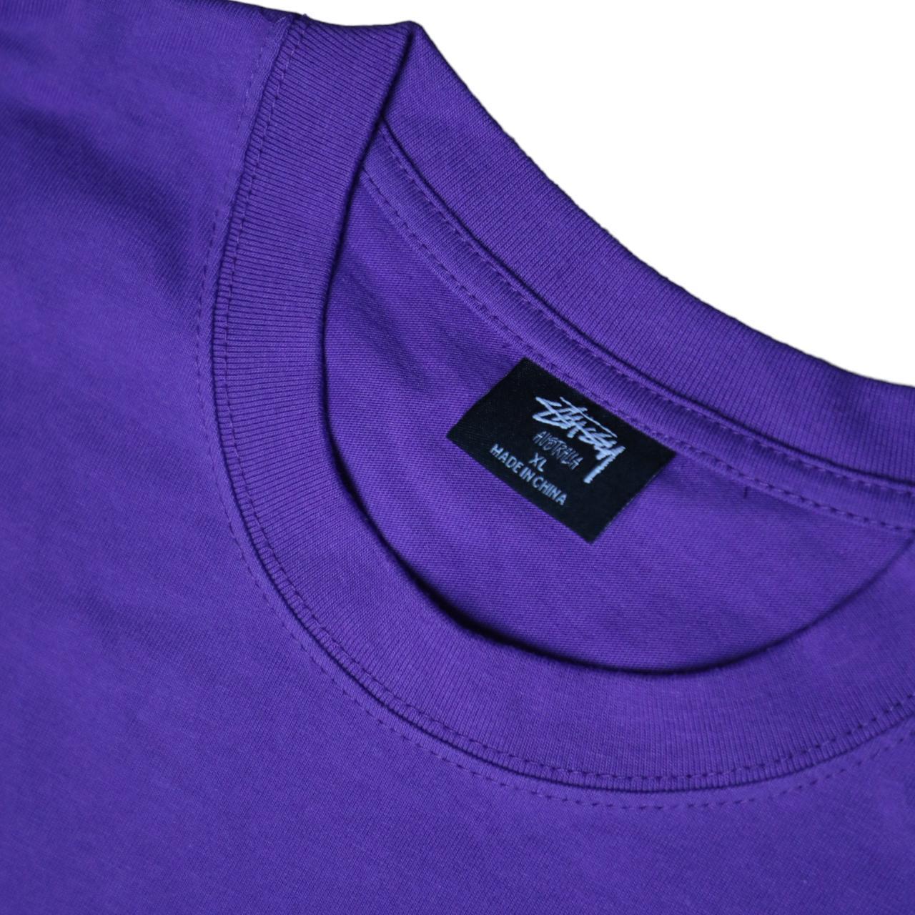 Stussy purple dice tee