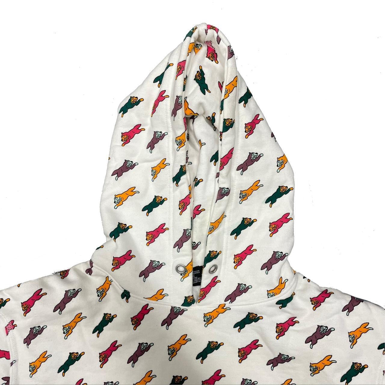 Icecream Monogram Running Dog Hoodie In White ( S )