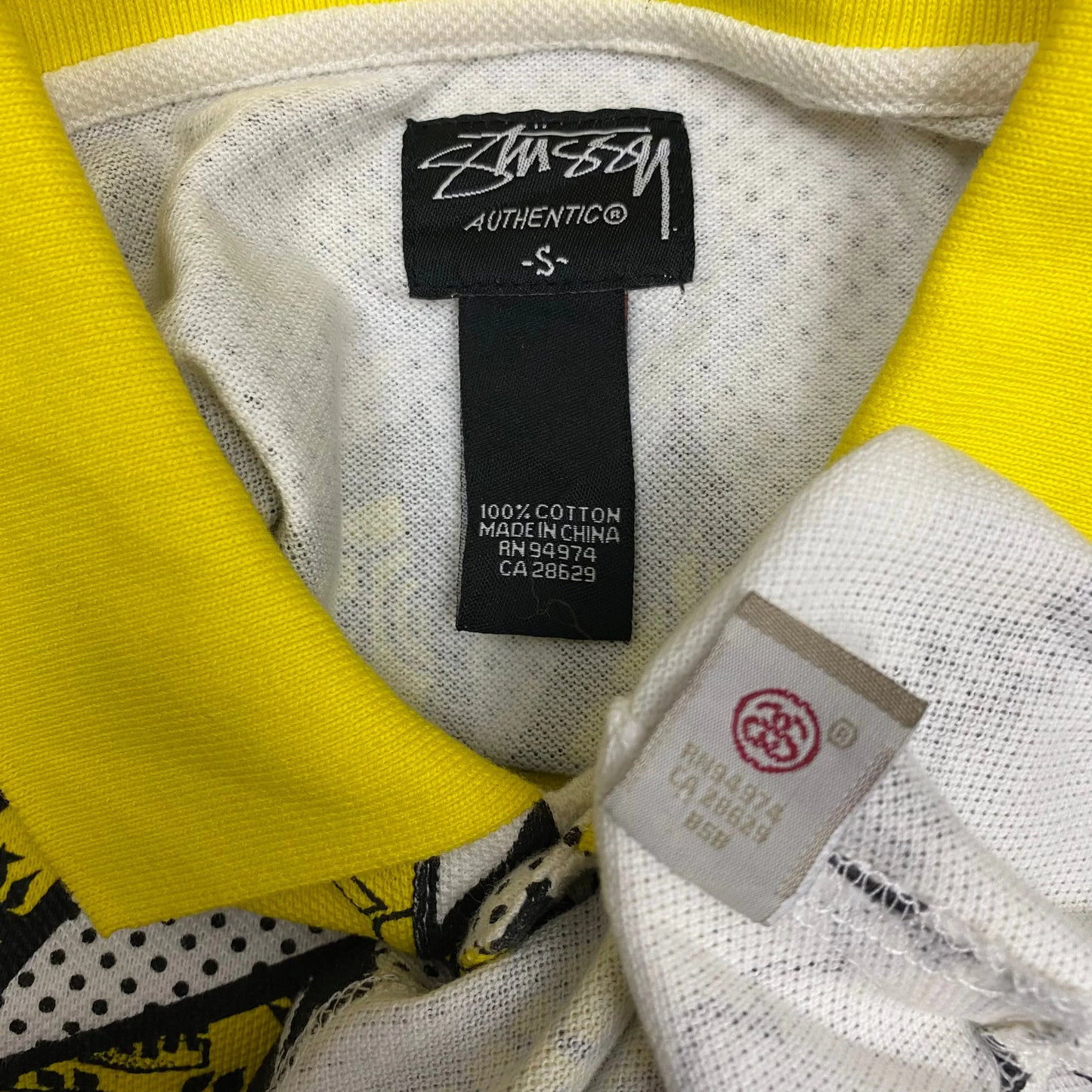 Stussy 00’s Increase The Peace Bubble Polo - M